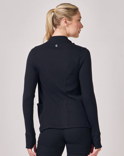Jaqueta Performance Rib - Preto