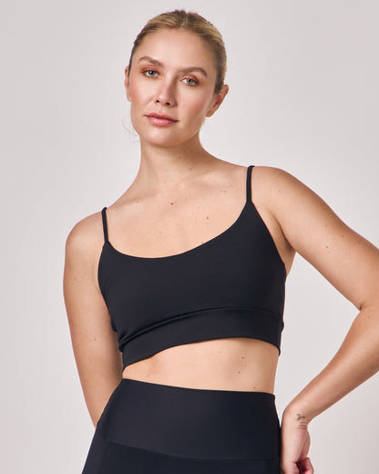 Top Alcinha - Preto