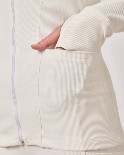Jaqueta Performance Rib - Off White