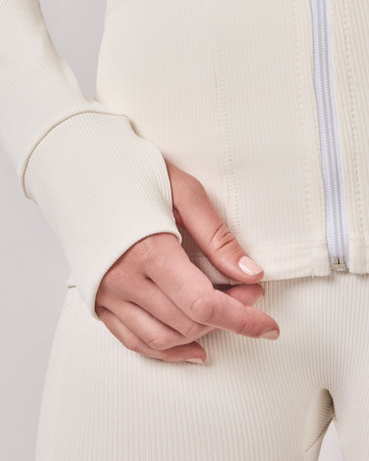 Jaqueta Performance Rib - Off White