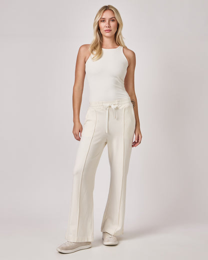 Calça Ampla Casual - Off White