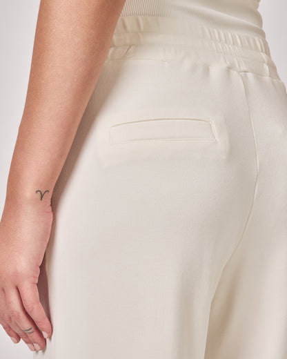 Calça Ampla Casual - Off White