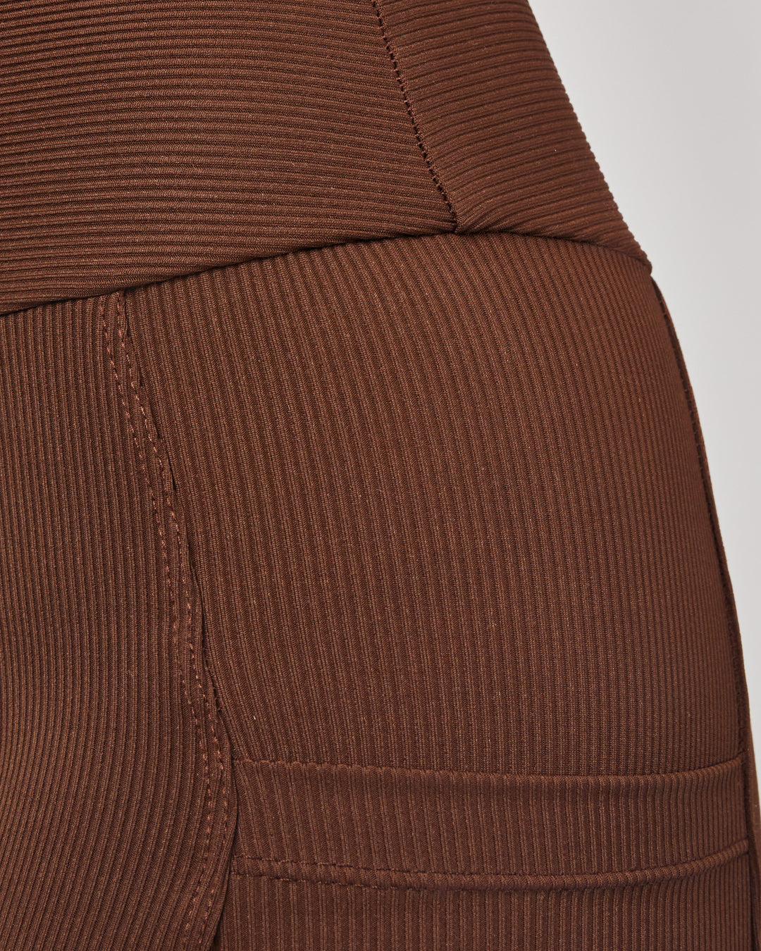 Shorts Biker Rib - Chocolate