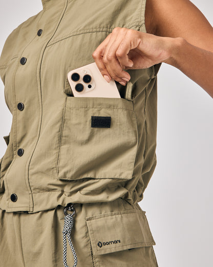 Colete Outdoor - Verde Militar