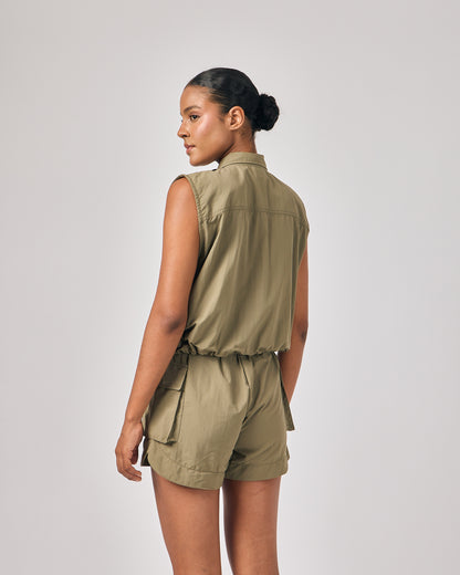 Colete Outdoor - Verde Militar
