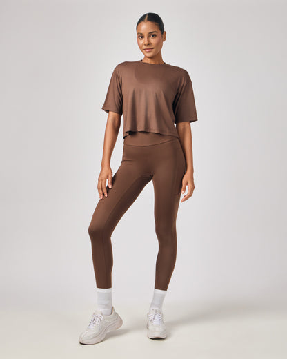 Cropped Modal Alongado - Café Torrado