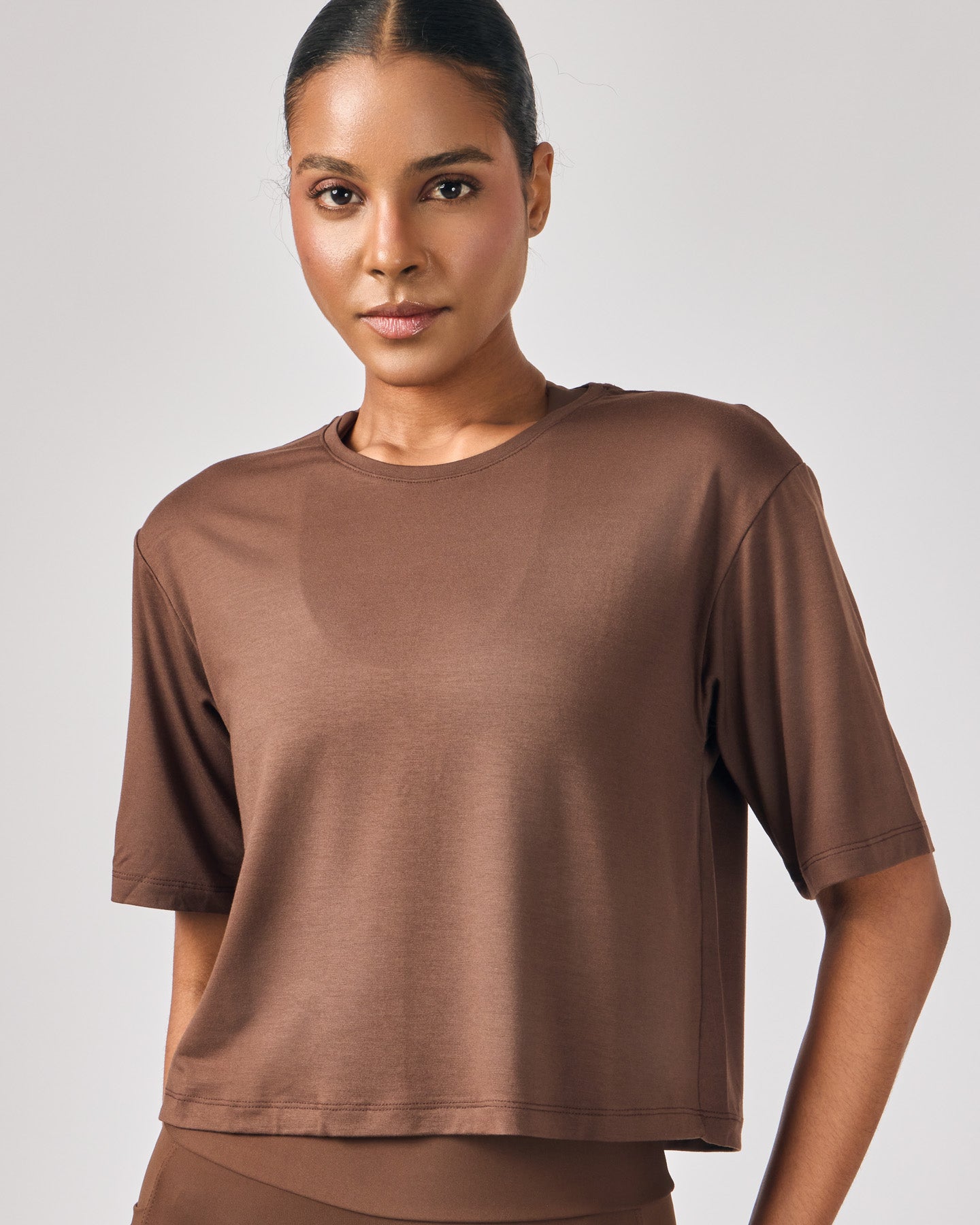 Cropped Modal Alongado - Café Torrado