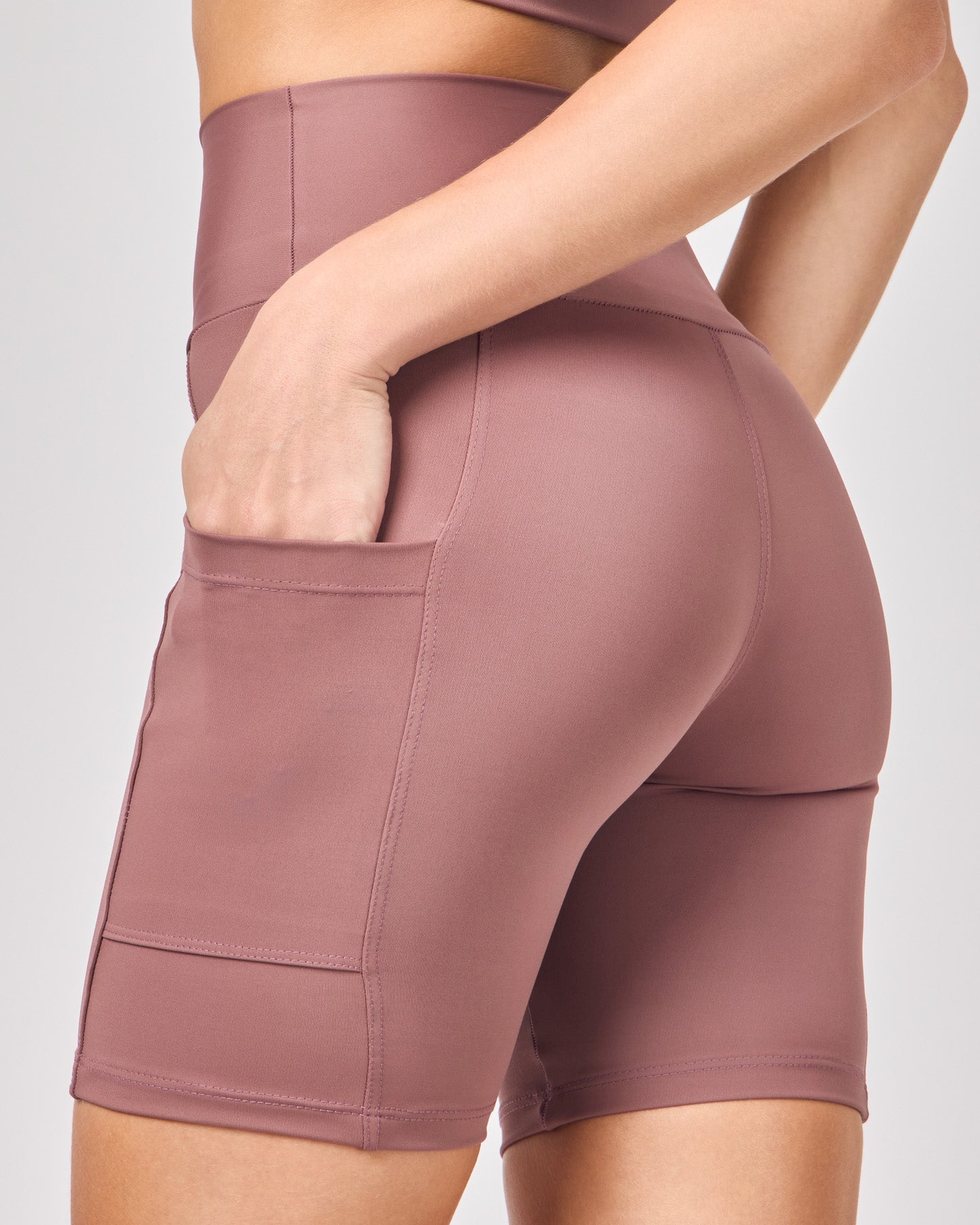 Shorts Biker Longo - Mauve