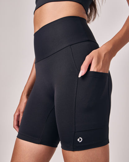 Shorts Biker Longo - Preto