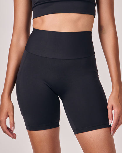 Shorts Biker Longo - Preto