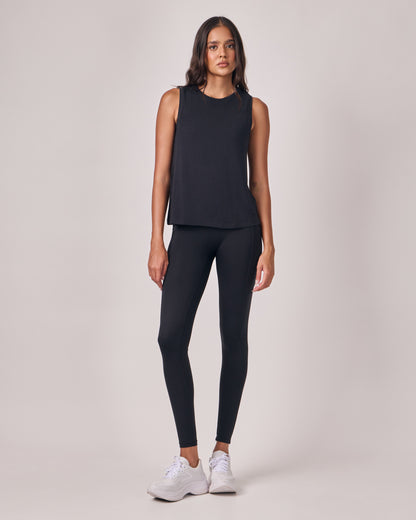 Regata Modal Texture - Preto