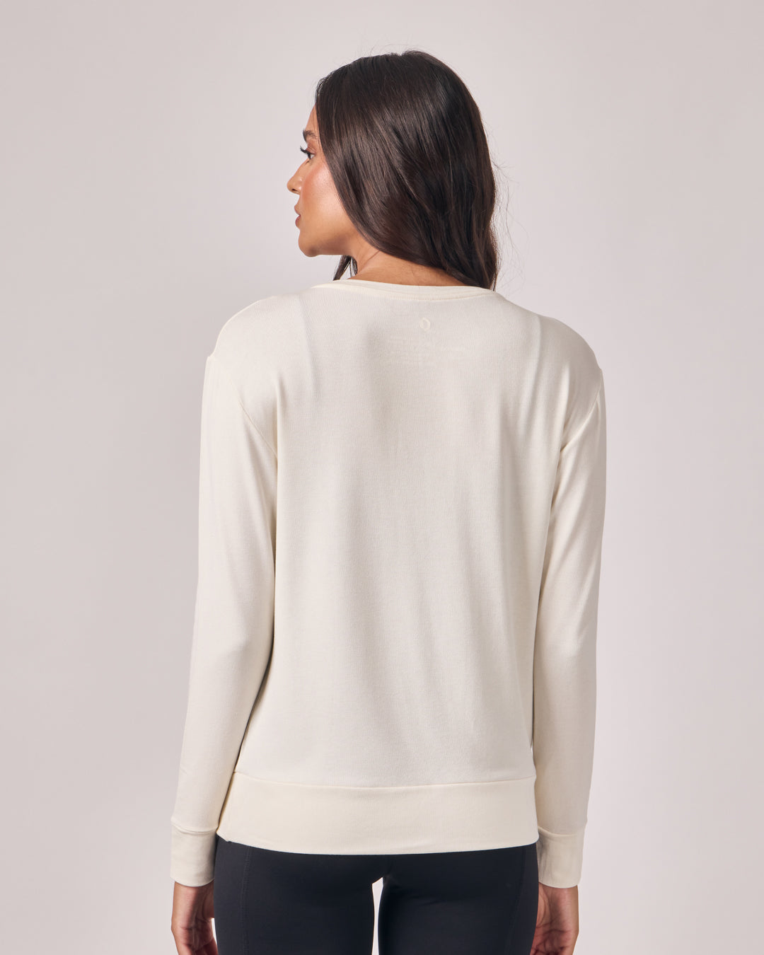 Blusa Manga Longa Texture - Off White