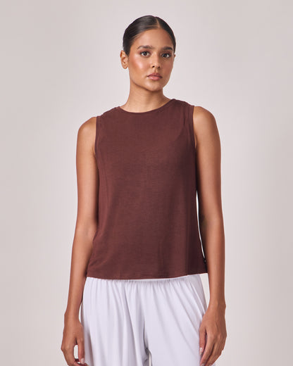 Regata Modal Texture -  Chocolate