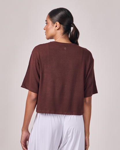 Cropped Modal Texture - Café Torrado