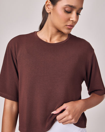 Cropped Modal Texture - Café Torrado