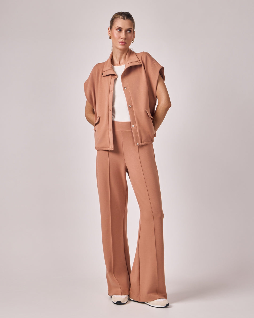 Colete Oversized Casual - Mocha