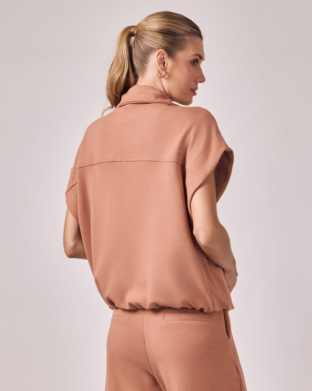 Colete Oversized Casual - Mocha