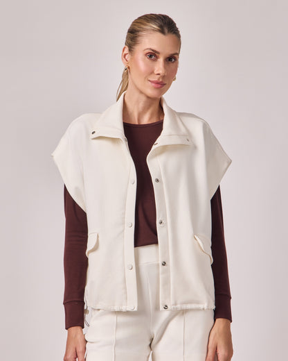 Colete Oversized Casual - Off White