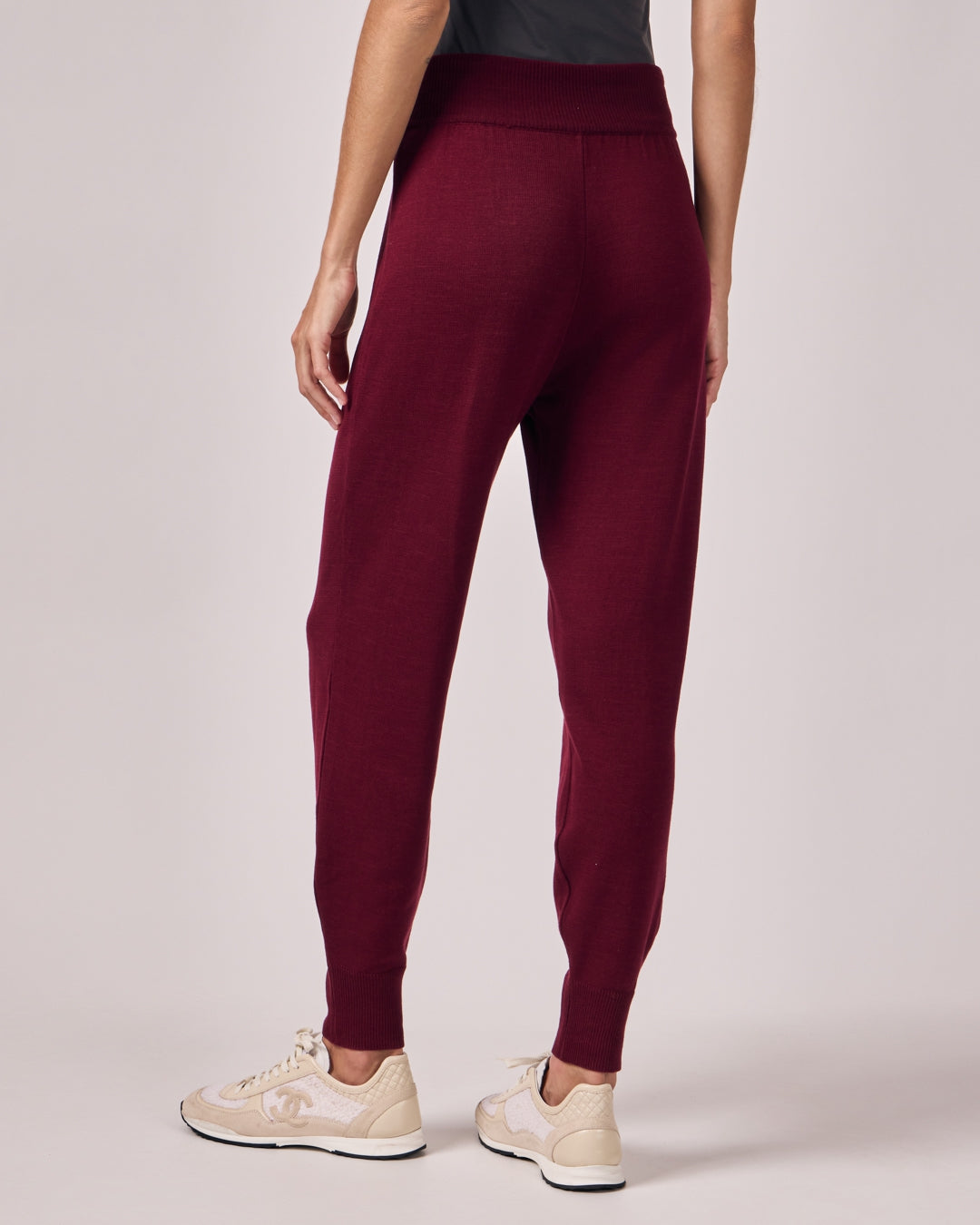 Calça Jogger Tricot - Merlot