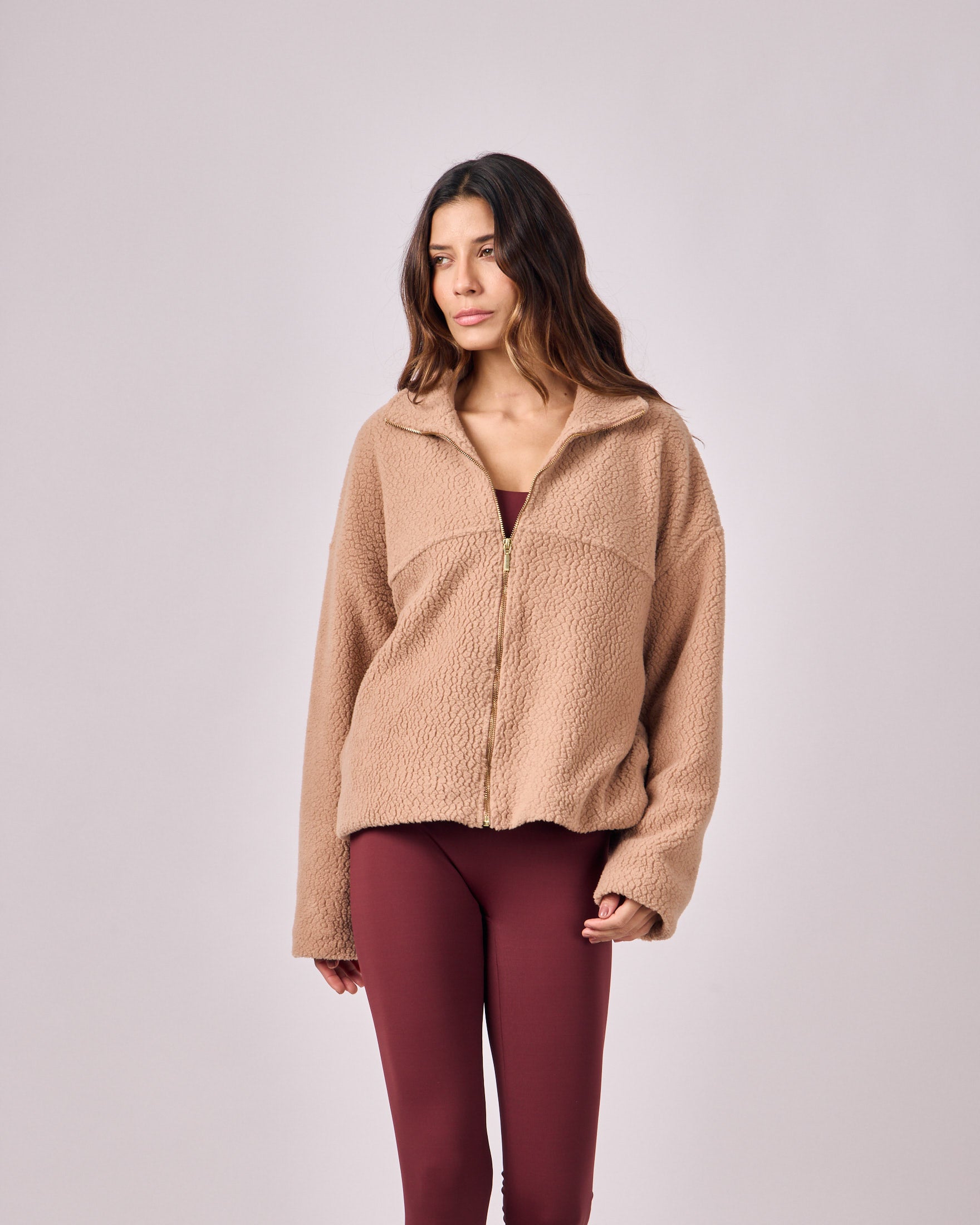 Casaco Sherpa - Bege