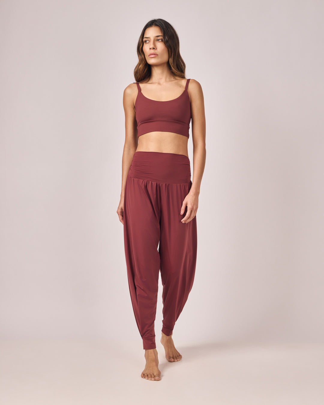 Calça Yogi Punho - Merlot