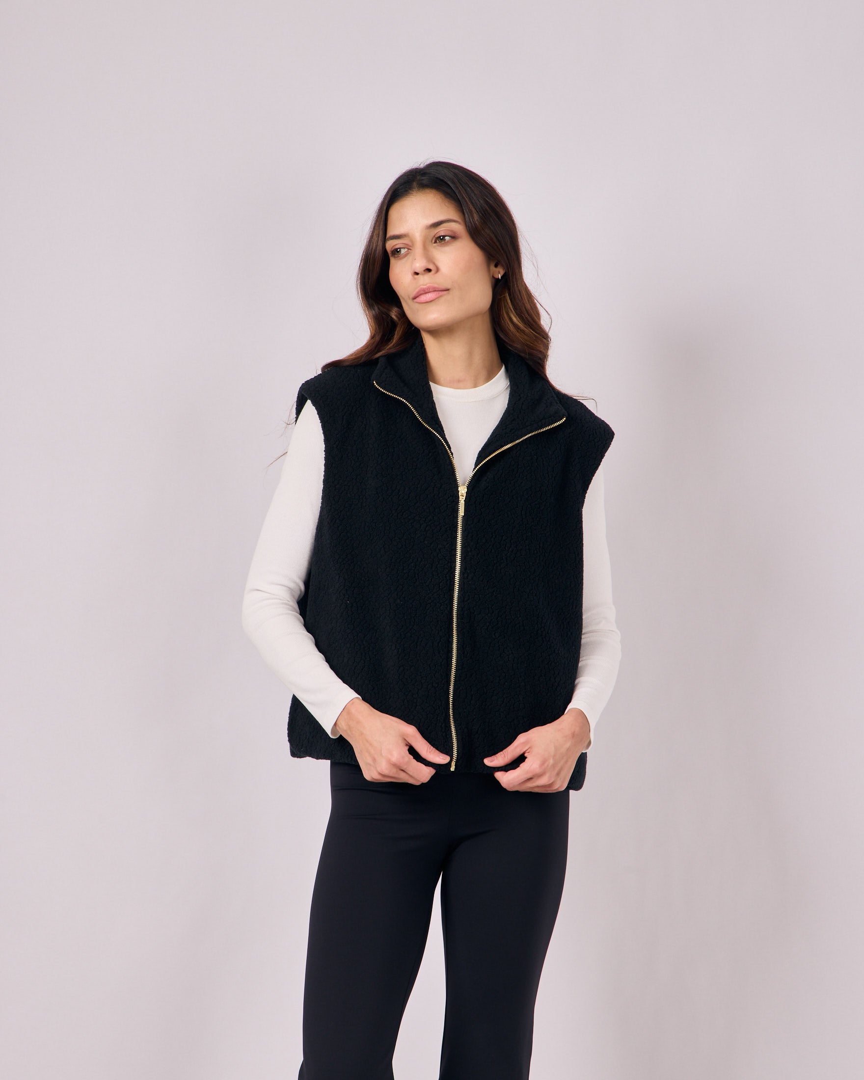 Colete Sherpa - Preto