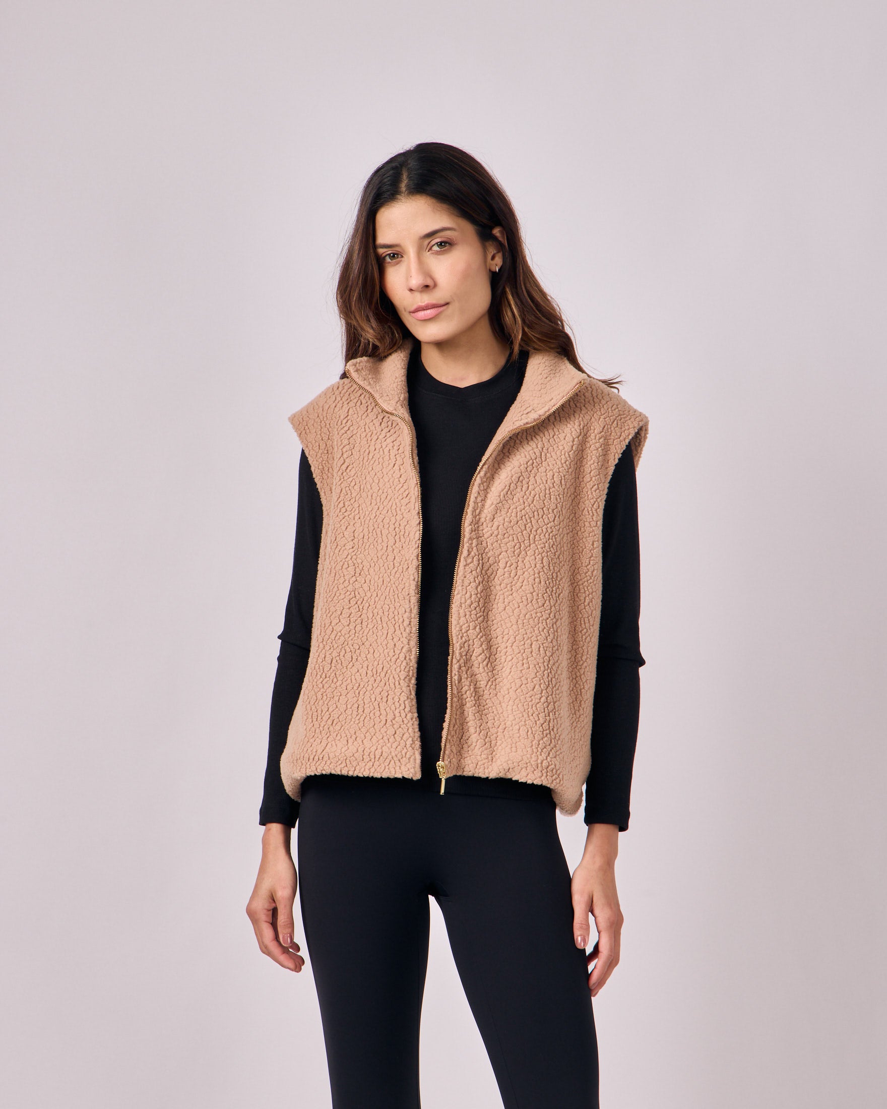Colete Sherpa - Bege