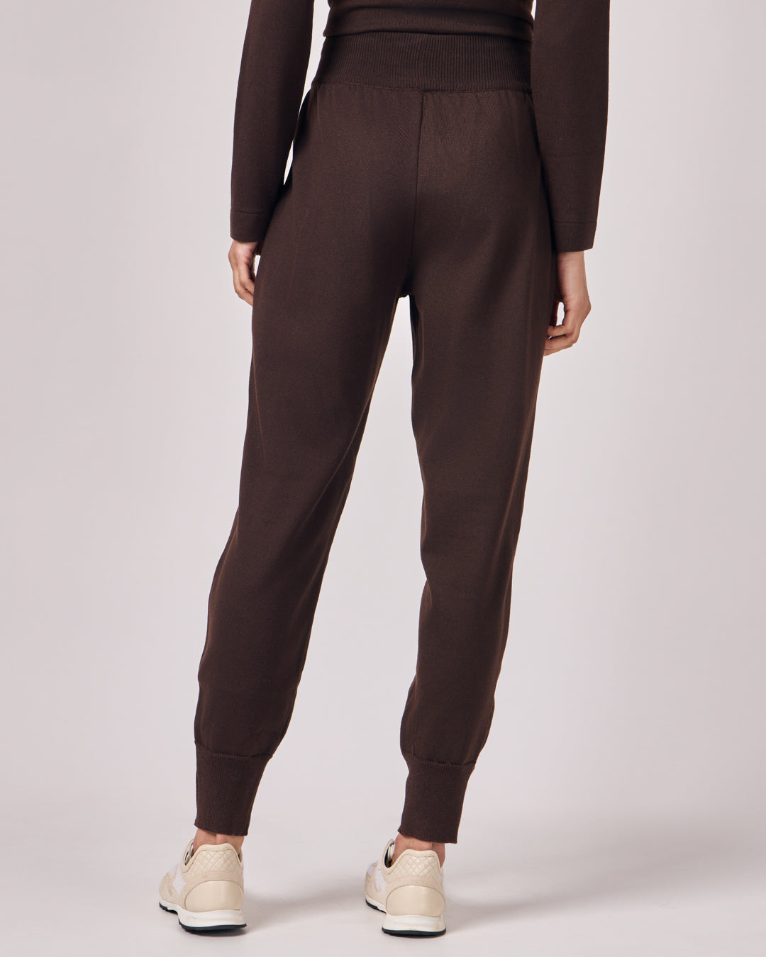 Calça Jogger Tricot - Café Torrado