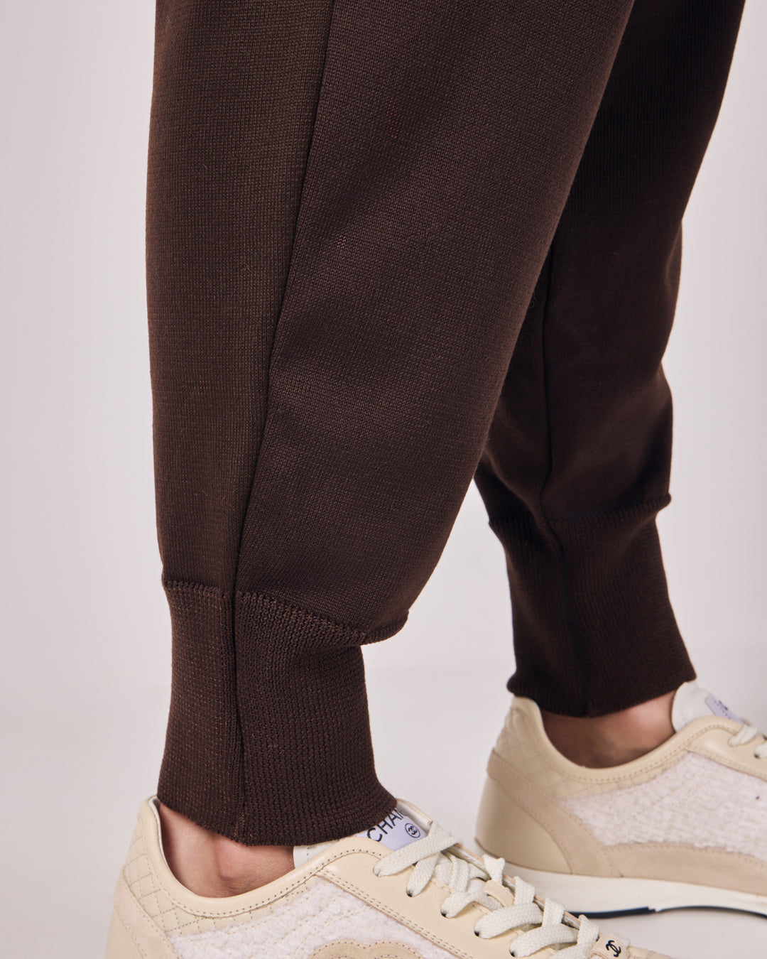 Calça Jogger Tricot - Café Torrado