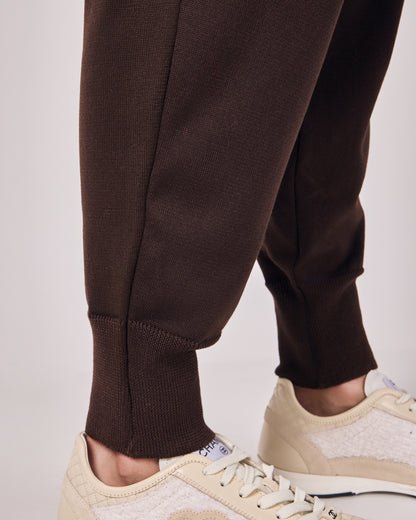 Calça Jogger Tricot - Café Torrado