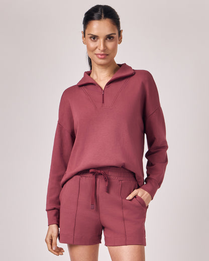 Casaco Casual - Merlot