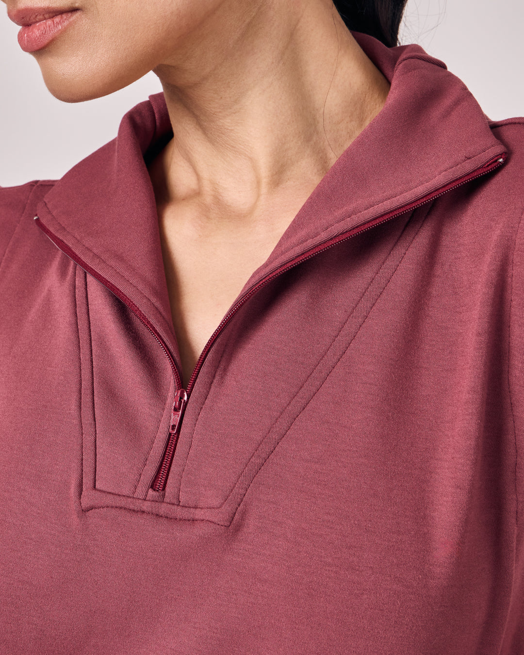 Casaco Casual - Merlot