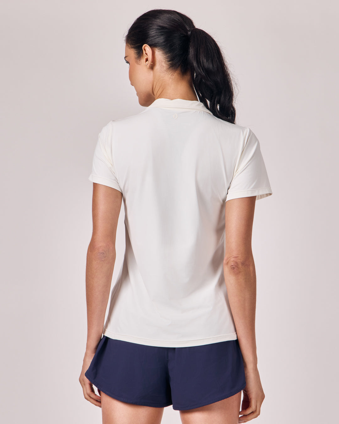 Polo Dry Fit com Zíper - Off White