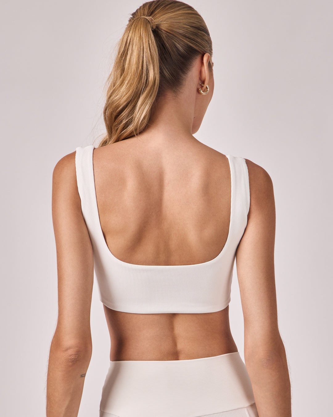 Top Basic Rib -  Off White