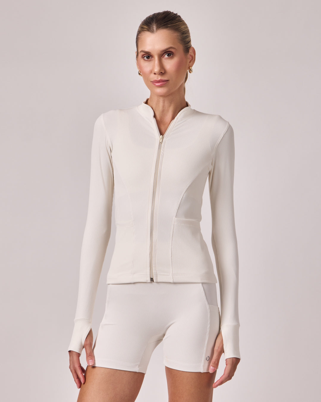 Jaqueta Performance Rib - Off White