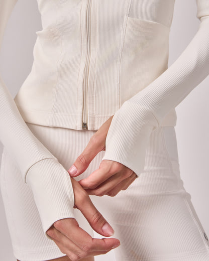 Jaqueta Performance Rib - Off White