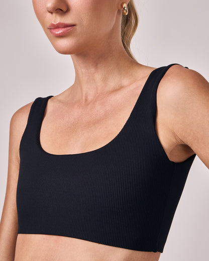 Top Basic Rib - Preto