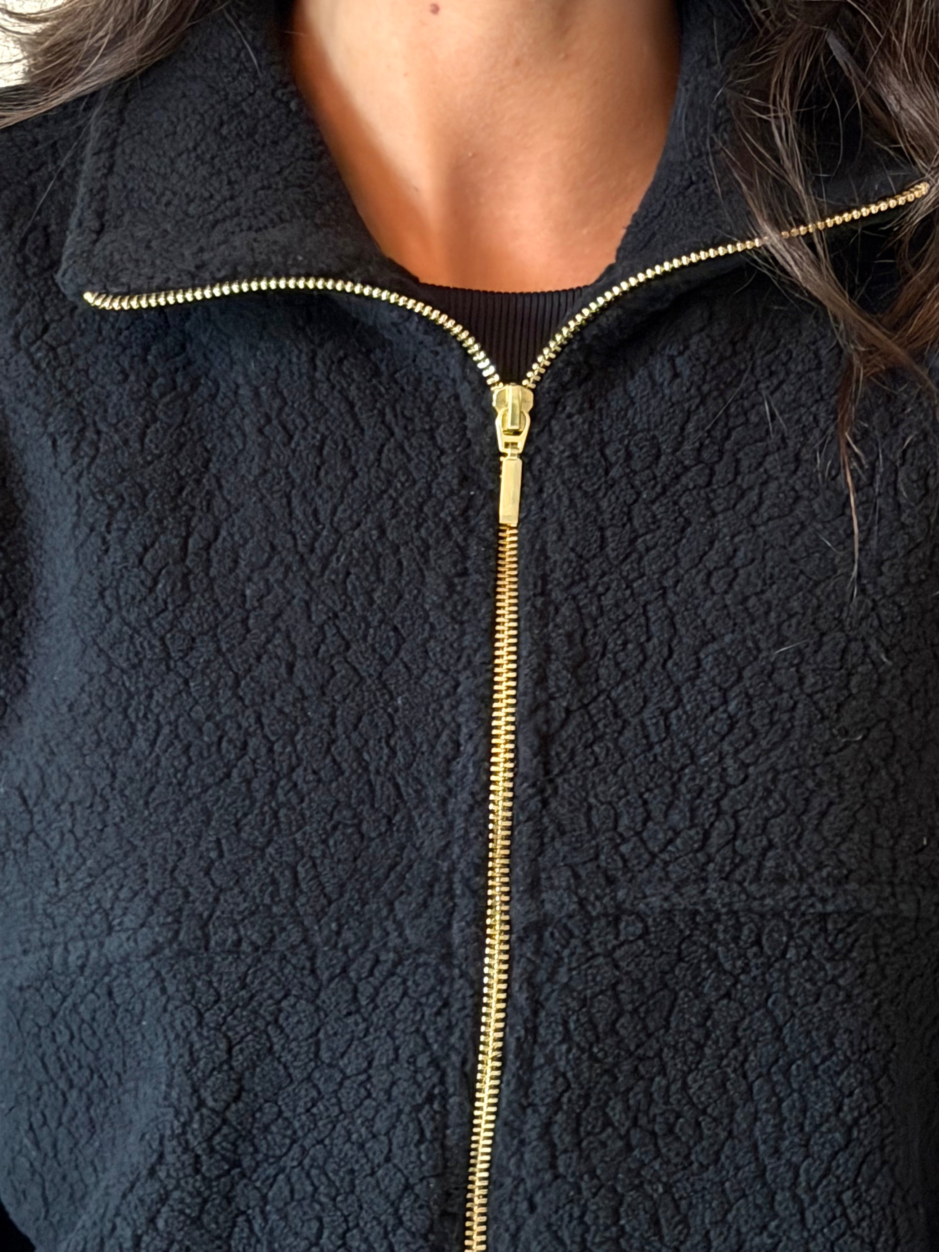 Casaco Sherpa - Preto