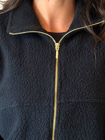 Casaco Sherpa - Preto