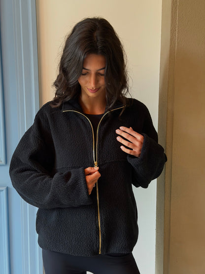 Casaco Sherpa - Preto