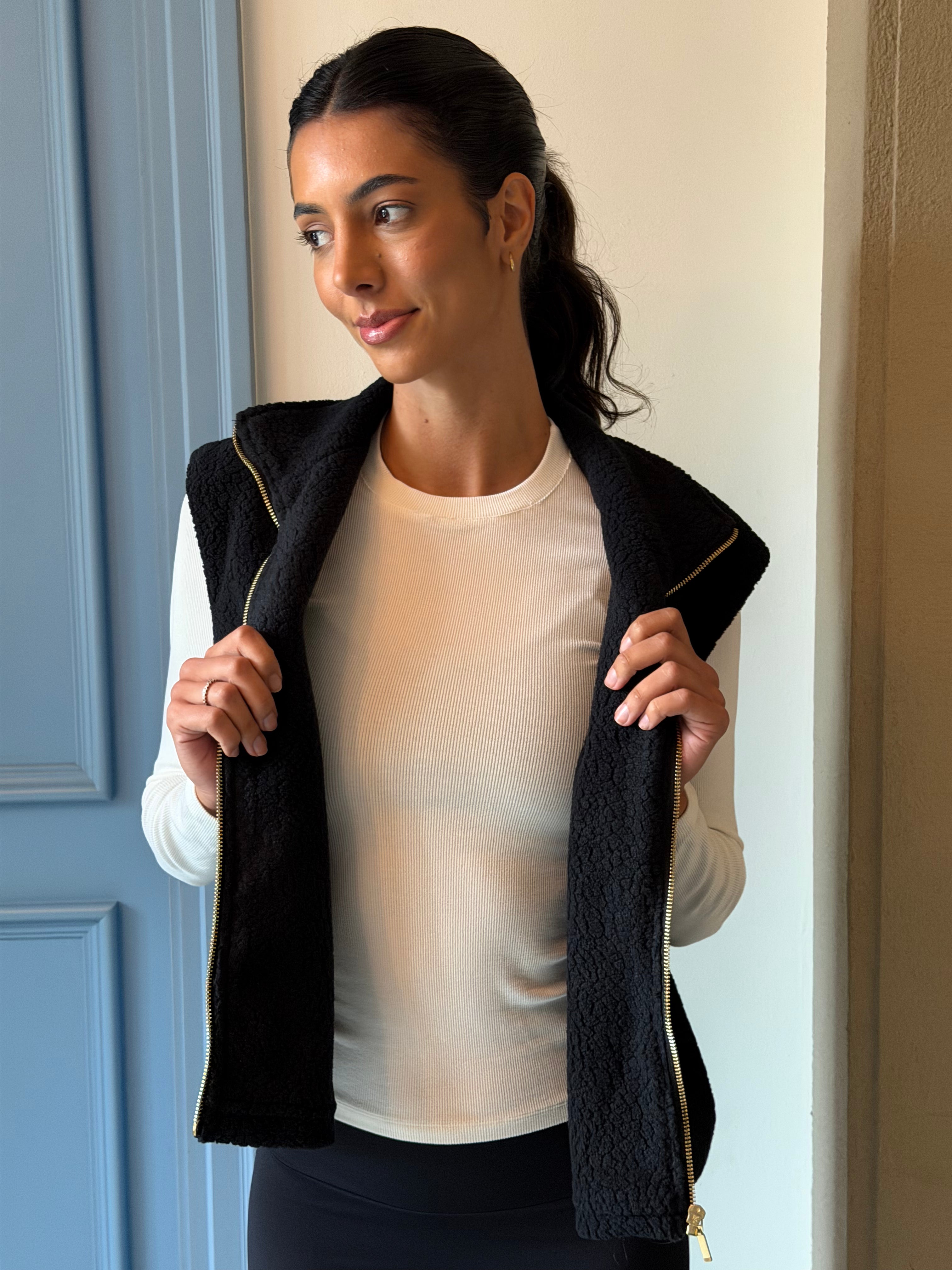Colete Sherpa - Preto