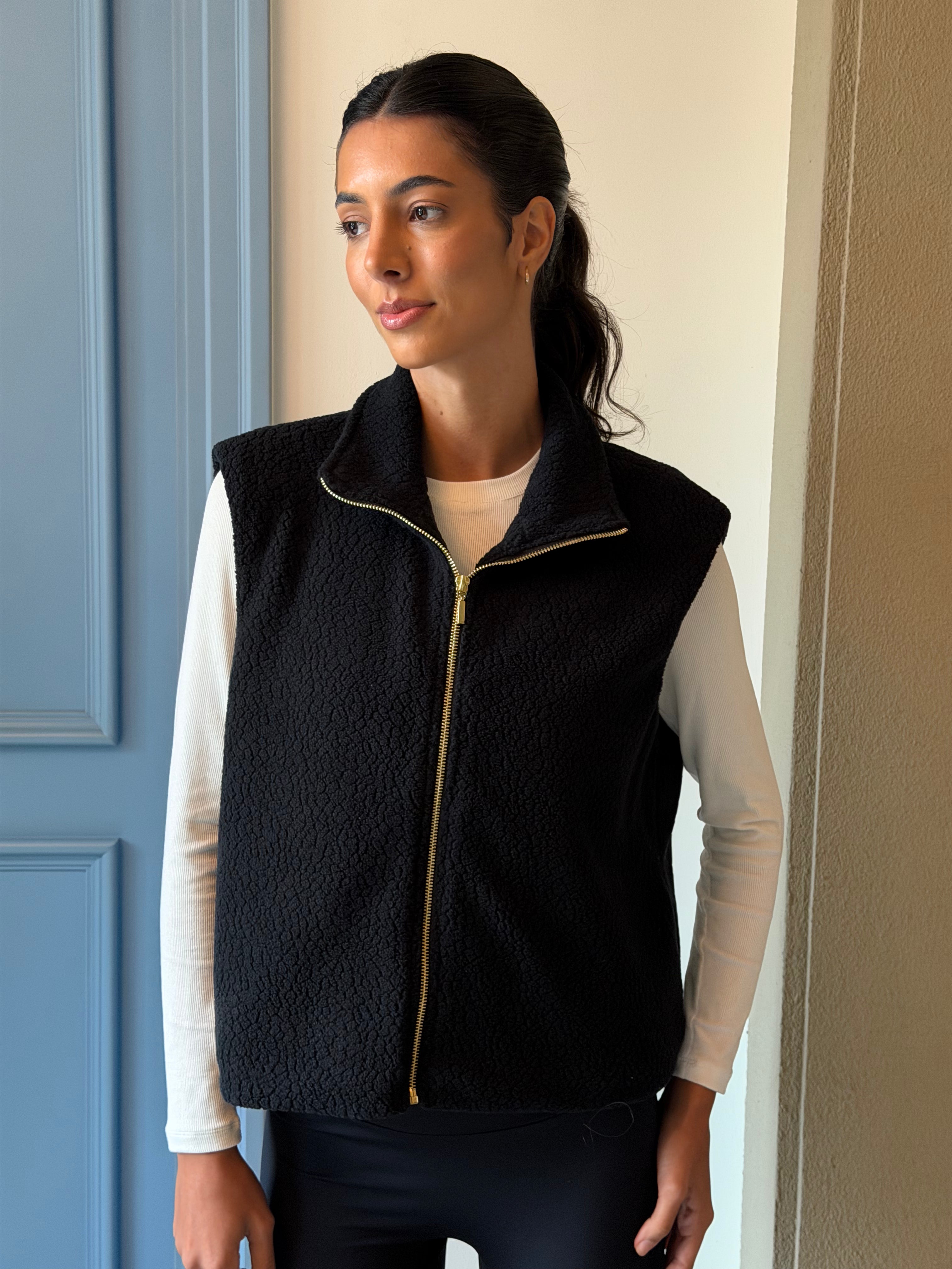 Colete Sherpa - Preto