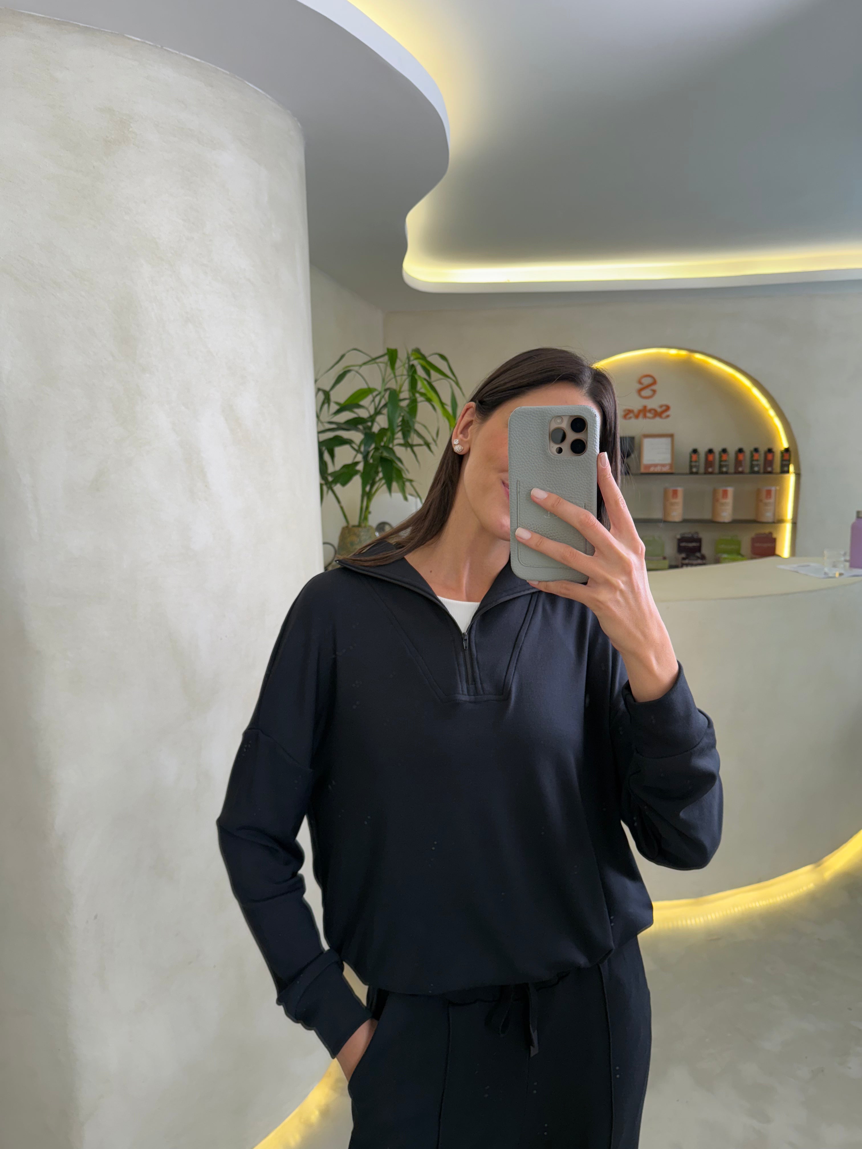 Casaco Casual - Preto