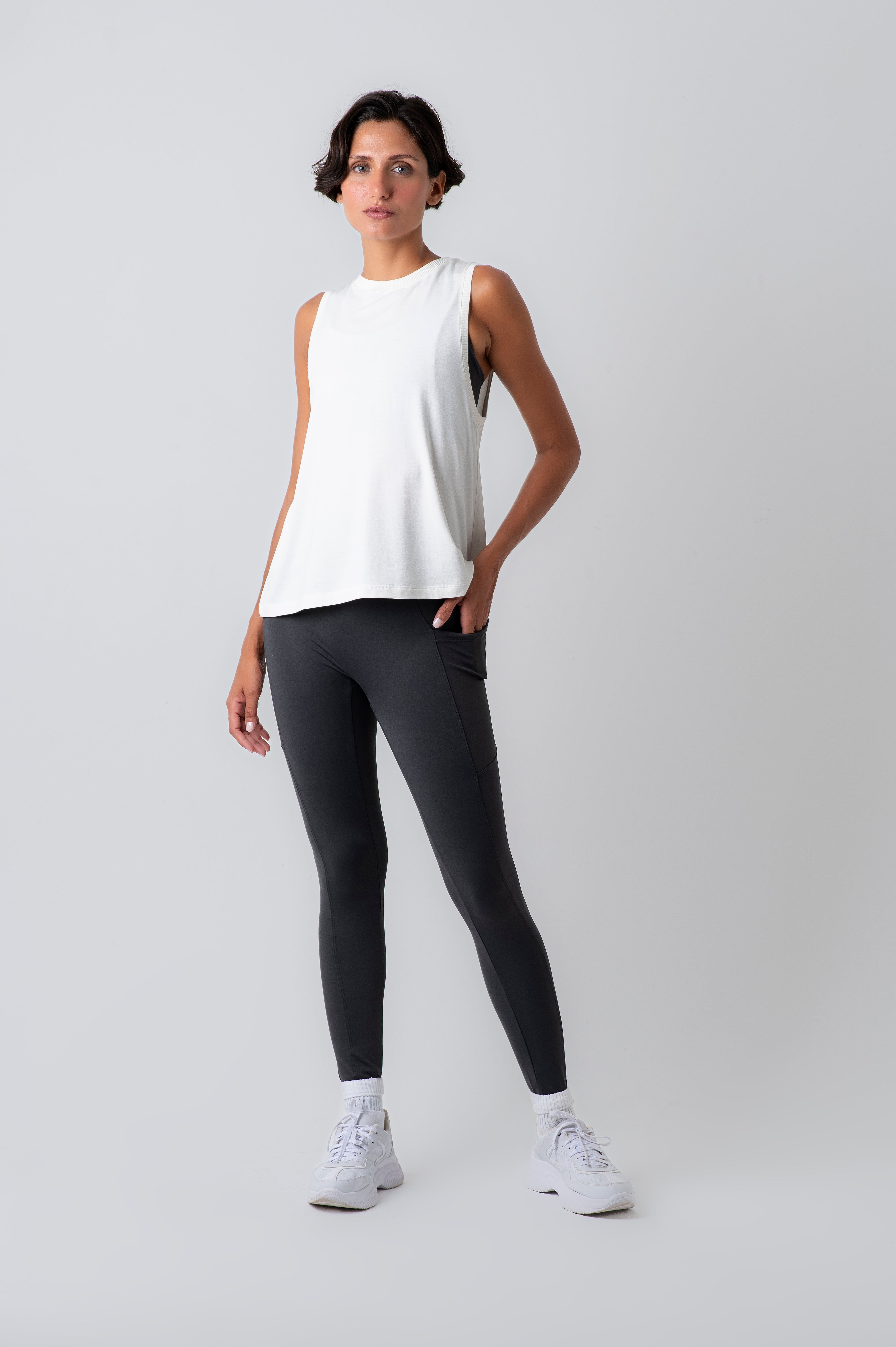Regata Modal Alongada Ribana - Off White